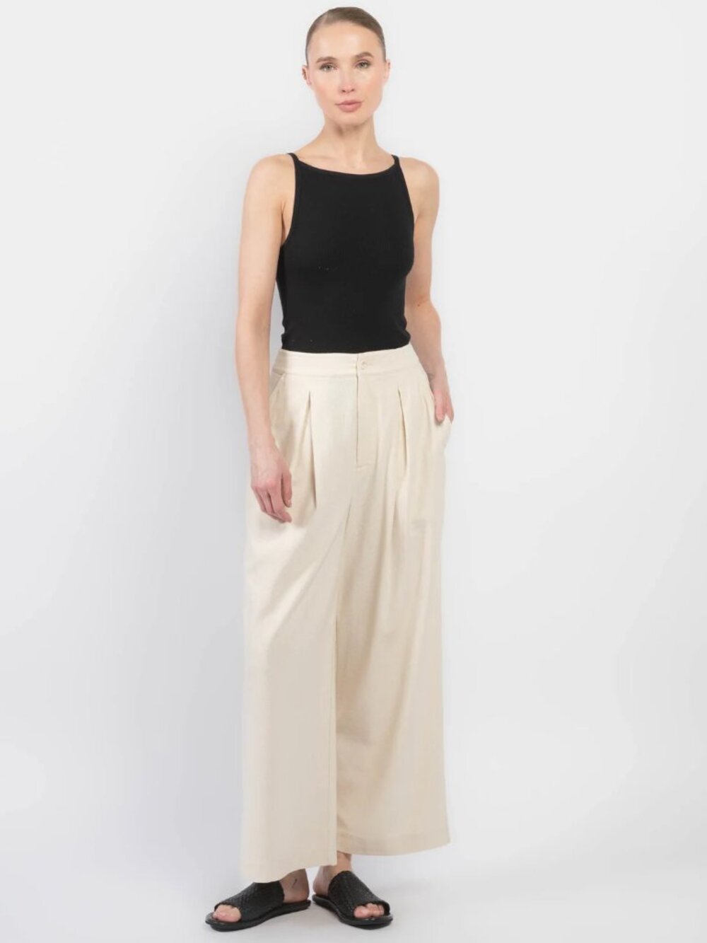 Jenni Kayne NWT Relaxed Trouser Ivory